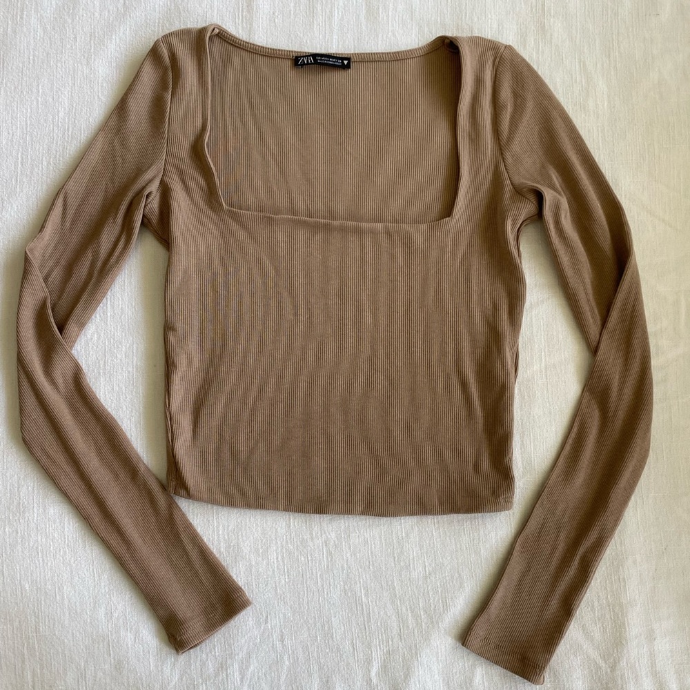 Zara Square Neck Top - size m